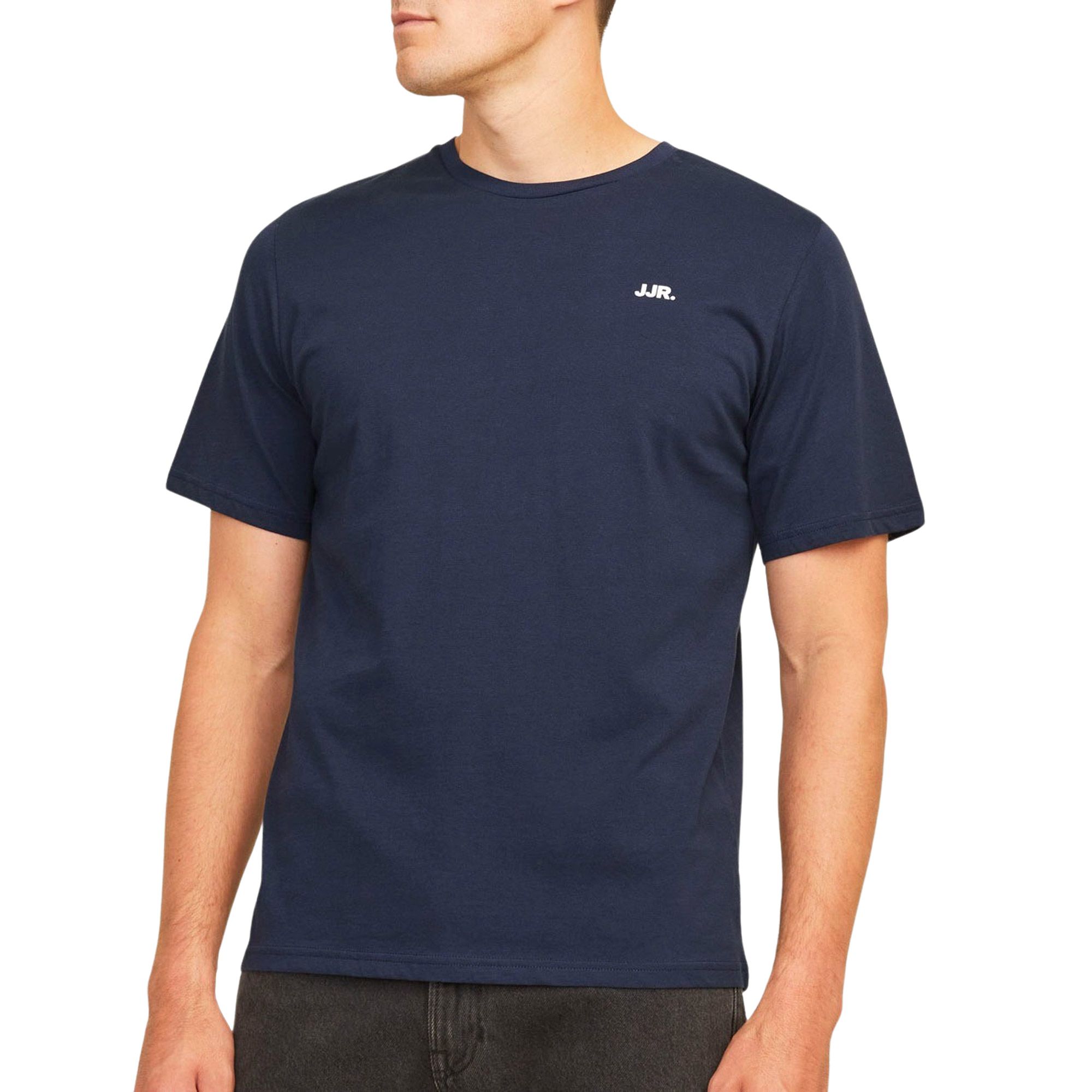 JJ Rebel t-shirt with small chest logo in black | ASOS